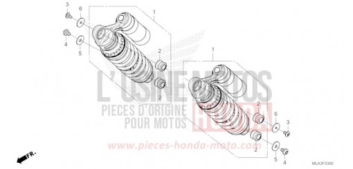 COUSSIN ARRIERE CMX1100A2P de 2023